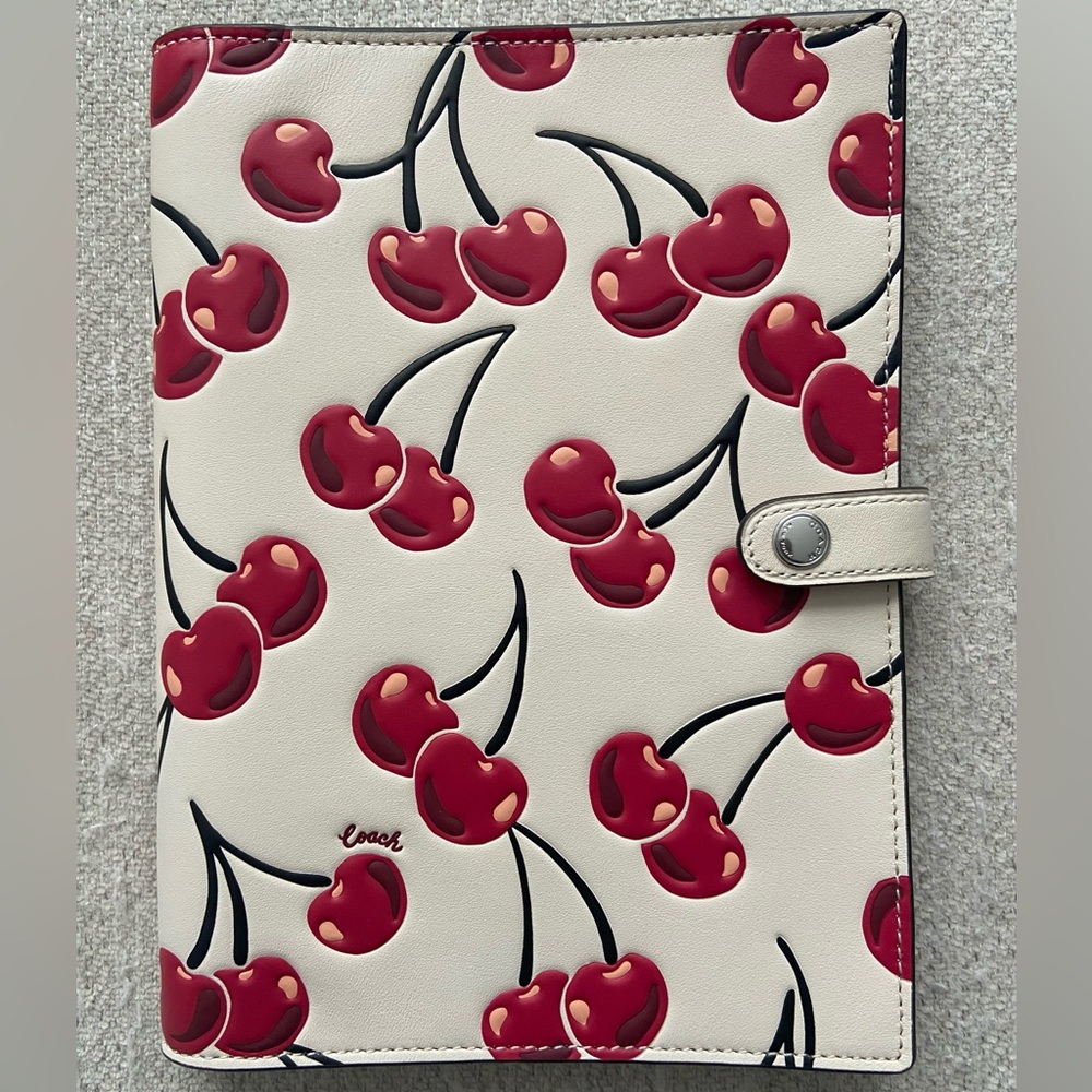 Coach - Cherry Notebook